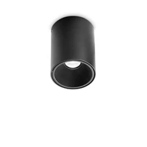 Plafoniera Ideallux NITRO PL ROUND D08 NERO metal, negru, LED, 10W, 900lm, 2700K - 341798