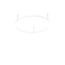 Plafoniera Ideallux ORACLE SLIM PL D050 ROUND ON-OFF WH metal, plastic, alb, opal, LED, 29W, 3400lm, 4000K - 341910