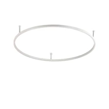 Plafoniera Ideallux ORACLE SLIM PL D090 ROUND ON-OFF WH metal, plastic, alb, opal, LED, 53W, 5150lm, 2700K - 341972