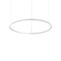 Pendul Ideallux ORACLE SLIM SP D070 ROUND DALI WH metal, plastic, alb, opal, LED, 40W, 4450lm, 4000K - 342078