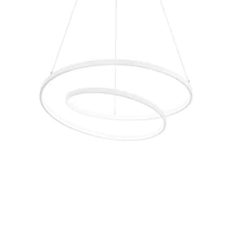 Pendul Ideallux OZ SP D60 ON-OFF BIANCO metal, alb, LED, 47W, 5500lm, 4000K - 342375