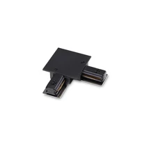 Accesoriu pentru sistem cu sina Ideallux LINK 1-PHASE RECESSED L-CONNECTOR BK plastic, negru - 342849