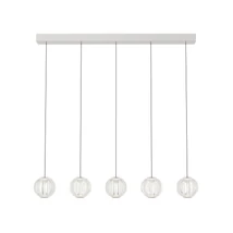 Pendul Ideallux DIAMOND SP5 metal, acril, crom, transparent, LED, 23W, 2350lm, 3000K - 343471