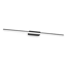 Aplica de perete Ideallux RIFLESSO AP D82 NERO metal, negru, LED, 19W, 2150lm, 3000K, IP54 - 345147