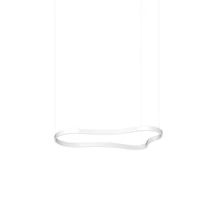 Pendul Ideallux WAVES-2 SP BIANCO metal, alb, LED, 45W, 6350lm, 3000K - 345260