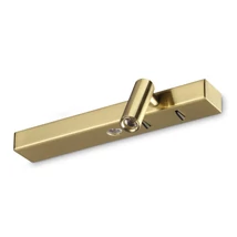 Aplica de perete Ideallux BONNE NUIT-2 AP OTTONE metal, alama, LED, 6.5W, 420lm, 3000K - 345505