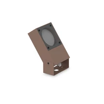 Lampa decorativa exterior Ideallux SIRIO PR1 COFFEE metal, sticla, cafenea, transparent, GX53, IP65 - 345635