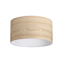 Abajur Ideallux SET UP PARALUME CILINDRO D70 LEGNO textil, lemn - 345901