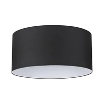 Abajur Ideallux SET UP PARALUME CILINDRO D90 NERO textil, negru - 345925