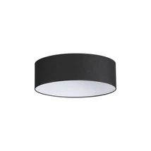 Abajur Ideallux SET UP PARALUME SLIM D45 H14 NERO textil, negru - 345994