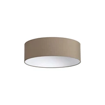 Abajur Ideallux SET UP PARALUME SLIM D45 H14 TORTORA textil, gri - 346007