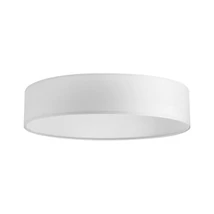 Abajur Ideallux SET UP PARALUME SLIM D90 H18 BIANCO textil, alb - 346069