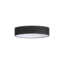 Abajur Ideallux SET UP PARALUME ULTRA SLIM D45 H09 NERO textil, negru - 346113