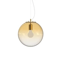 Pendul Ideallux MAPA CLEAR SP1 D30 AMBRA metal, sticla, chihlimbar, E27 - 346557