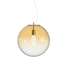 Pendul Ideallux MAPA CLEAR SP1 D40 AMBRA metal, sticla, chihlimbar, E27 - 346564