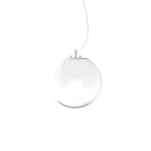 Pendul Ideallux MAPA CLEAR SP1 D20 OPAL metal, sticla, crom, E27 - 346595