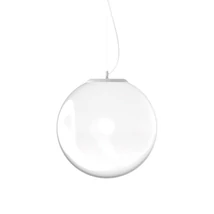 Pendul Ideallux MAPA CLEAR SP1 D40 OPAL metal, sticla, crom, E27 - 346618