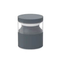 Lampadar exterior Ideallux BOEING PT H015 ANTRACITE metal, plastic, antracit, transparent, LED, 14W, 1700lm, 3000K, IP65 - 346656