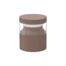 Lampadar exterior Ideallux BOEING PT H015 COFFEE metal, plastic, cafenea, transparent, LED, 14W, 1700lm, 3000K, IP65 - 346663