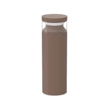 Lampadar exterior Ideallux BOEING PT H040 COFFEE metal, plastic, cafenea, transparent, LED, 14W, 1700lm, 3000K, IP65 - 346687
