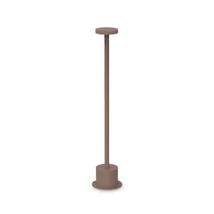 Lampadar exterior Ideallux TOFFEE PT D080 H050 COFFEE metal, cafenea, LED, 8W, 800lm, 3000K, IP65 - 347783