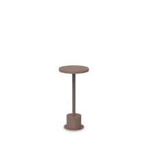 Lampadar exterior Ideallux TOFFEE PT D160 H025 COFFEE metal, cafenea, LED, 11W, 800lm, 3000K, IP65 - 347813