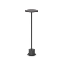 Lampadar exterior Ideallux TOFFEE PT D160 H050 NERO metal, negru, LED, 11W, 1200lm, 3000K, IP65 - 347851