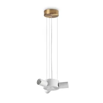 Pendul Ideallux SET UP MSP3 OTTONE metal, alama, E27 - 348223