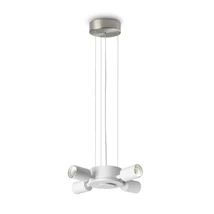 Pendul Ideallux SET UP MSP4 NICKEL metal, nichel, E27 - 348247