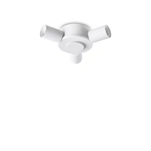 Plafoniera Ideallux SET UP MPL3 metal, alb, E27 - 348278