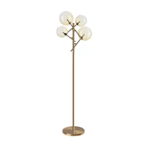 Lampadar Ideallux EQUINOXE PT4 AMBRA SFUMATO metal, sticla, alama, chihlimbar, G4 - 348285