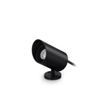 Spot exterior Ideallux KOALA PR 7W CON BASE metal, sticla, negru, transparent, LED, 7W, 630lm, 3000K, IP65 - 349596
