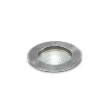 Lampa incastrata exetrior IdealLux PARK metal, sticla, gri, GU10, IP67 - 351780