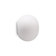 Aplica de perete IdealLux COTTON metal, sticla, alb, G9 - 352329