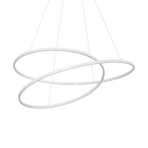 Pendul IdealLux OZ metal, acril, alb, LED, 75W, 3000K, 8300Lm - 352411