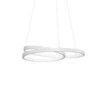Pendul IdealLux OZ metal, acril, alb, LED, 38W, 3000K, 4350Lm - 352435