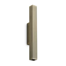 Aplica de perete IdealLux LOOK metal, alama, LED, 9W, 3000K, 900Lm - 353364