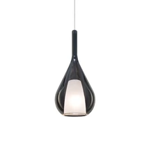 Pendul IdealLux KALIQUE metal, sticla, crom, fumuriu, E27 - 353616