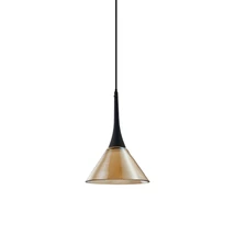 Pendul IdealLux COCKTAIL metal, sticla, negru, chihlimbar, LED, 7W, 3000K, 670Lm - 353623