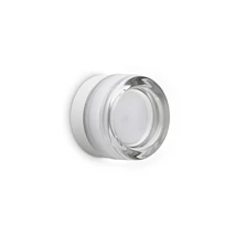 Aplica de perete IdealLux LOLLY metal, sticla, alb, transparent, GX53 - 354651