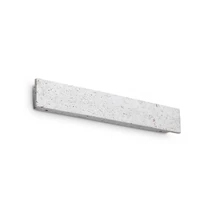 Aplica de perete IdealLux ZIG ZAG metal, culoarea cimentului, LED, 23W, 3000K, 2100Lm - 356686