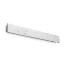 Aplica de perete IdealLux ZIG ZAG metal, culoarea cimentului, LED, 26W, 3000K, 2350Lm - 356693