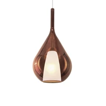 Pendul IdealLux KALIQUE metal, sticla, crom, cupru, E27 - 359779