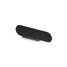 Aplica de perete IdealLux ZIG ZAG metal, negru, LED, 12,5W, 3000K, 1300Lm - 364520