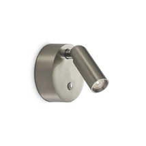 Aplica de perete IdealLux BEAN metal, nichel, LED, 3W, 3000K, 200Lm - 364810