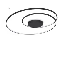 Plafoniera IdealLux OZ metal, acril, negru, alb, LED, 75W, 3000K, 8300Lm - 364995