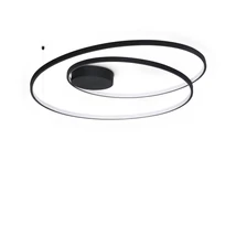 Plafoniera IdealLux OZ metal, acril, negru, alb, LED, 52W, 3000K, 6100Lm - 365053