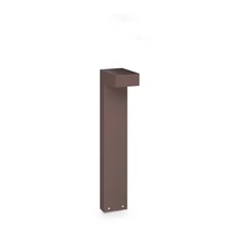 Lampadar exterior IdealLux SIRIO metal, sticla, maro, LED, 13W, 3000K, 1100Lm, IP65 - 365381