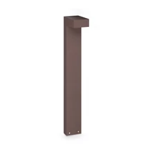 Lampadar exterior IdealLux SIRIO metal, sticla, maro, LED, 13W, 3000K, 1100Lm, IP65 - 365428