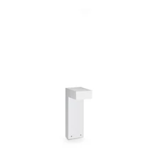 Lampadar exterior IdealLux SIRIO metal, sticla, alb, GX53, IP65 - 365671